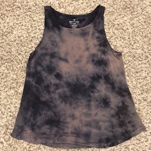 Black tie die AEO soft and sexy tank top